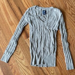 American Eagle Size Medium Light Brown Sweater